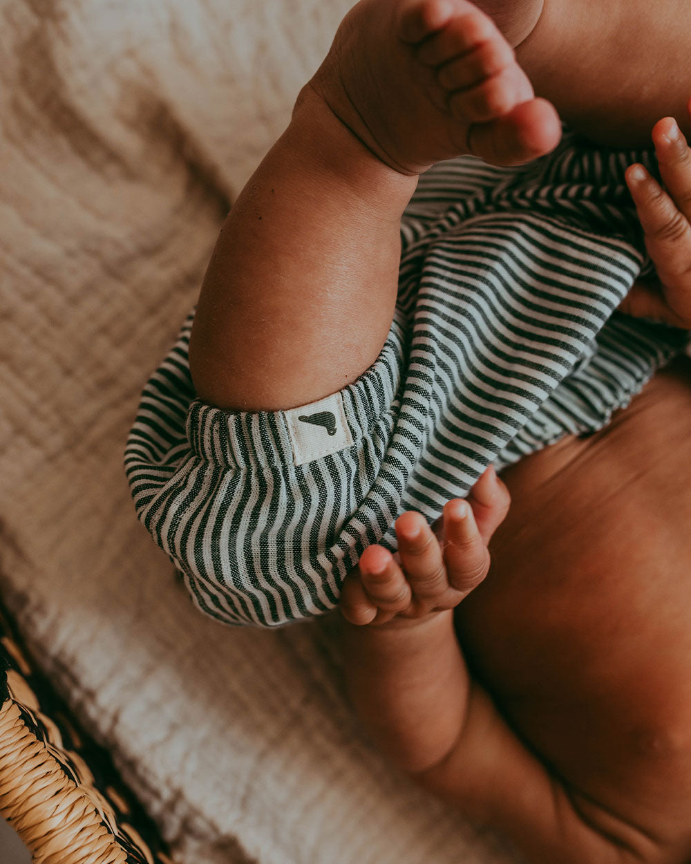 Organic cotton baby pants