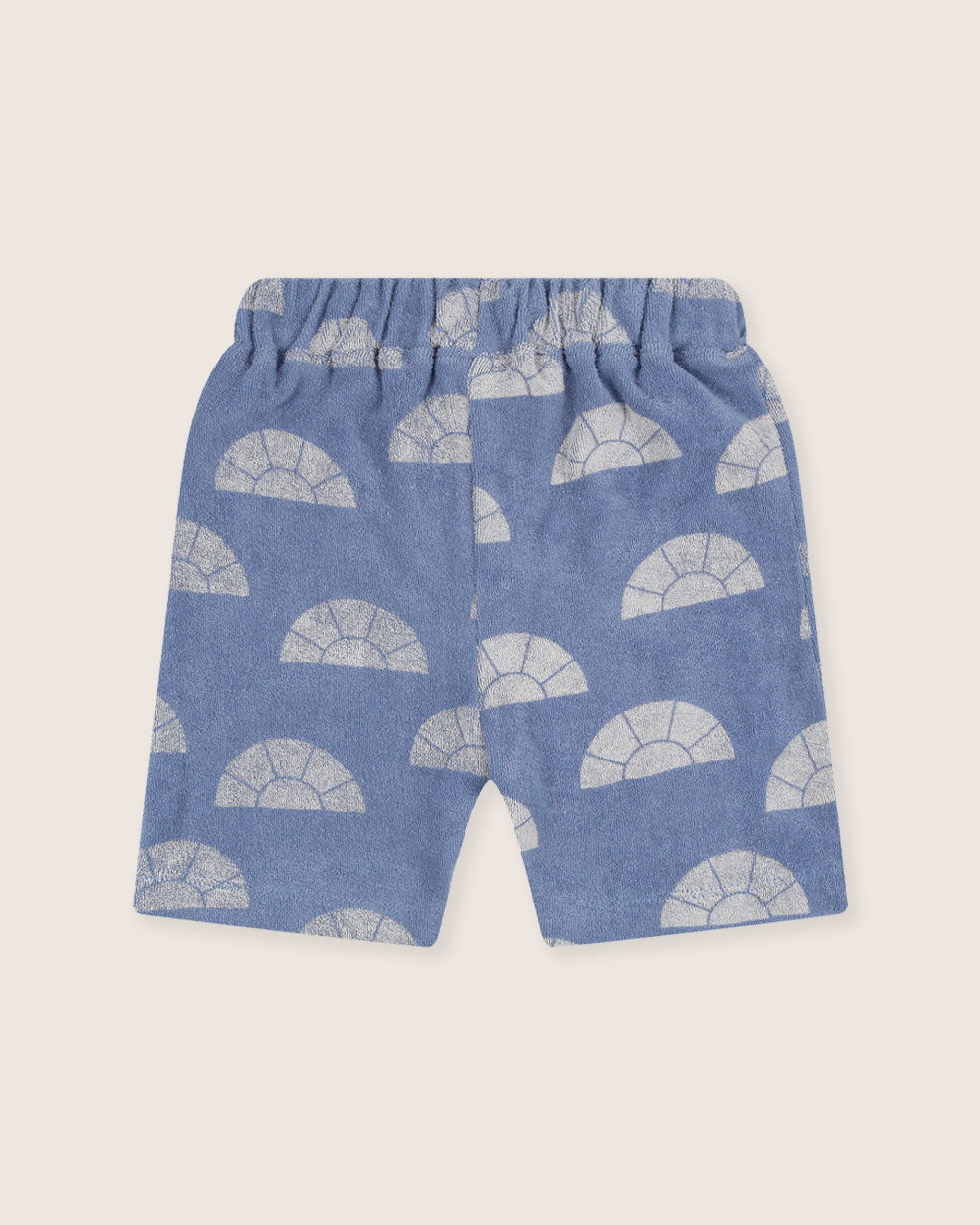 Sustainable organic cotton terry towelling kids shorts