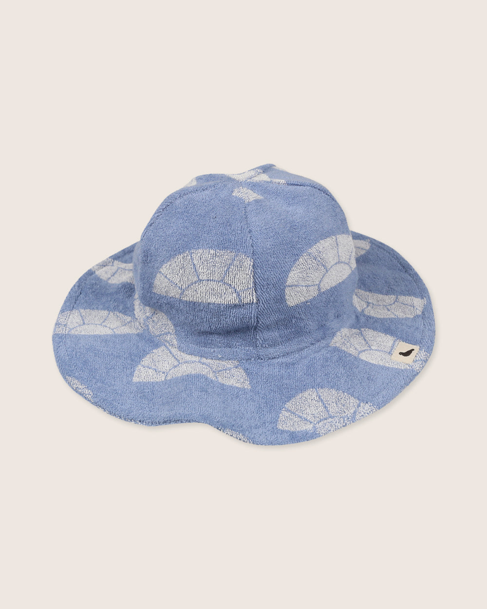 Blue Sun Rays Print Hat - image 1