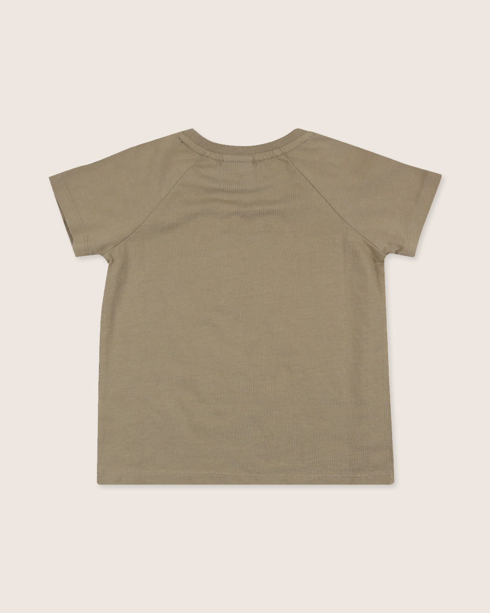 organic cotton Beige Bear Face Print Top - image 3