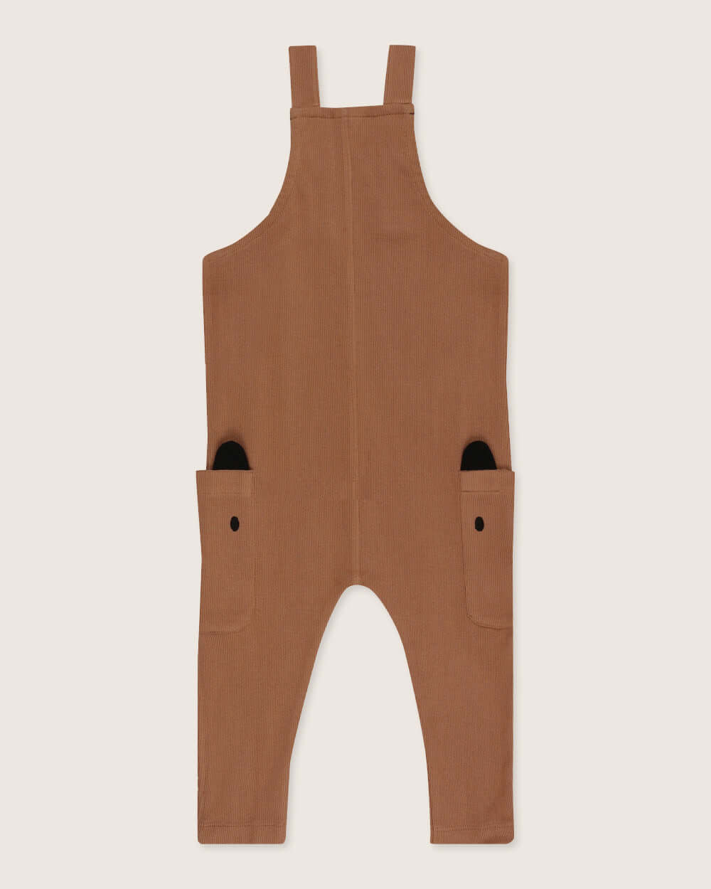 Eco-friendly organic cotton kids dungarees